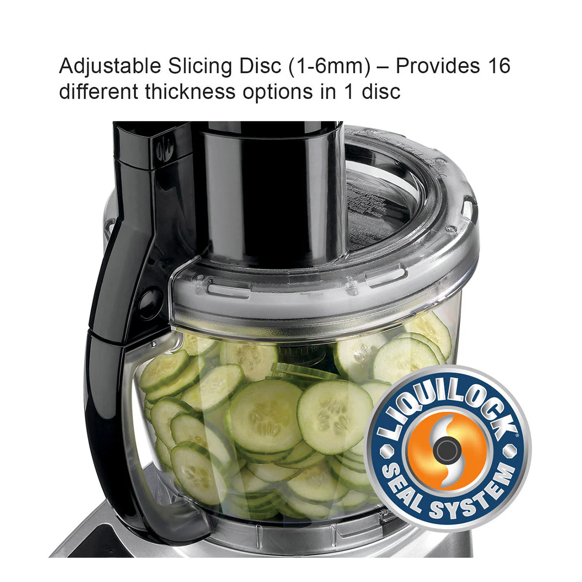 WFP16SCD - 4-Qt. Combination Bowl Cutter Mixer and Continuous-Feed with Dicing and LiquiLock Seal by Waring Commercial - Image 5