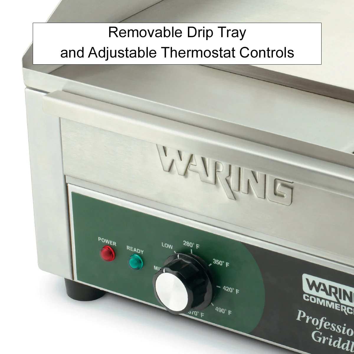 WGR140X Professional Countertop Electric Griddle by Waring Commercial - Canadian Distribution - Image 5