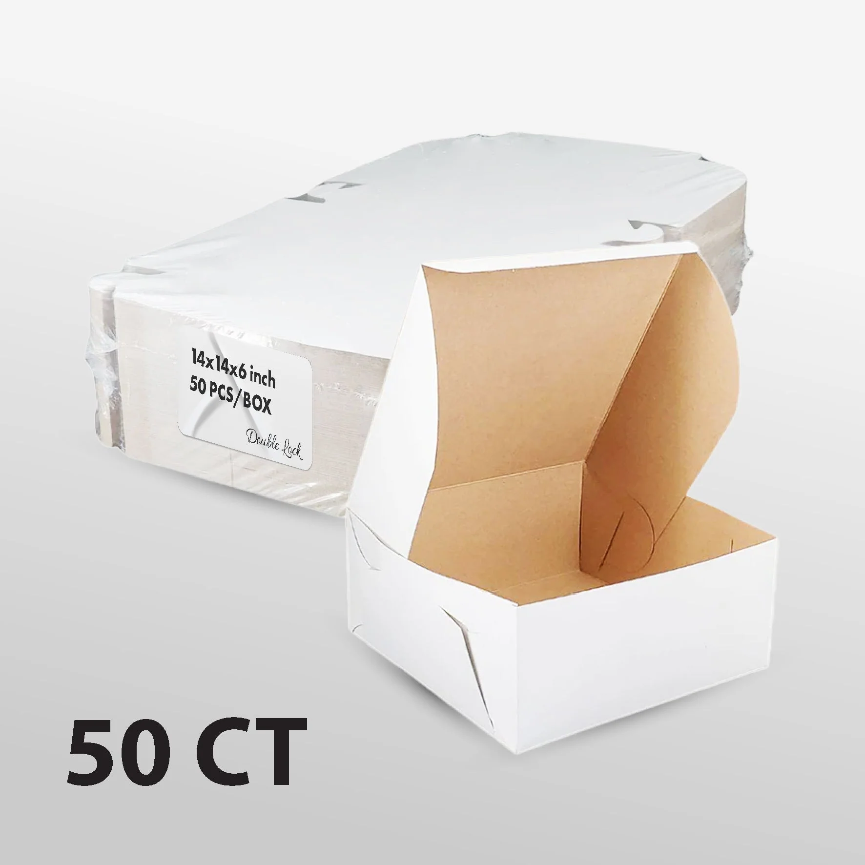 EB - White Cake Boxes - 14x14x6 - Image 7