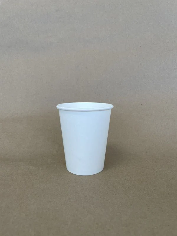 White Plain Single Wall Hot Cup - 8/12/16 oz - 1000cs BPI - Disposable Take Away Food Packaging - Canadian Distribution - Image 3