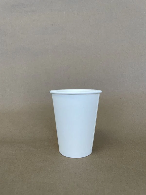 White Plain Single Wall Hot Cup - 8/12/16 oz - 1000cs BPI - Disposable Take Away Food Packaging - Canadian Distribution - Image 4