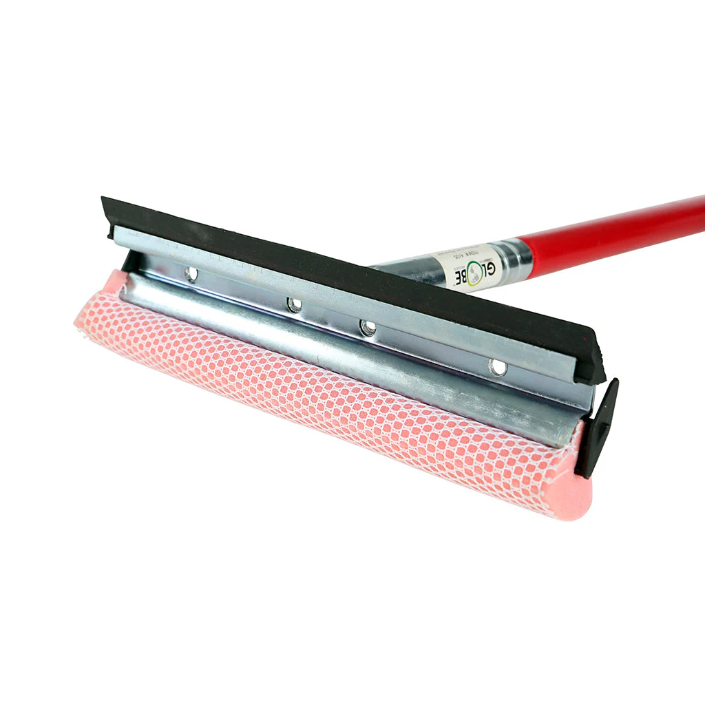 Wide Auto Windshield Squeegee With 22 Inch Long Handle - Sold By The Case