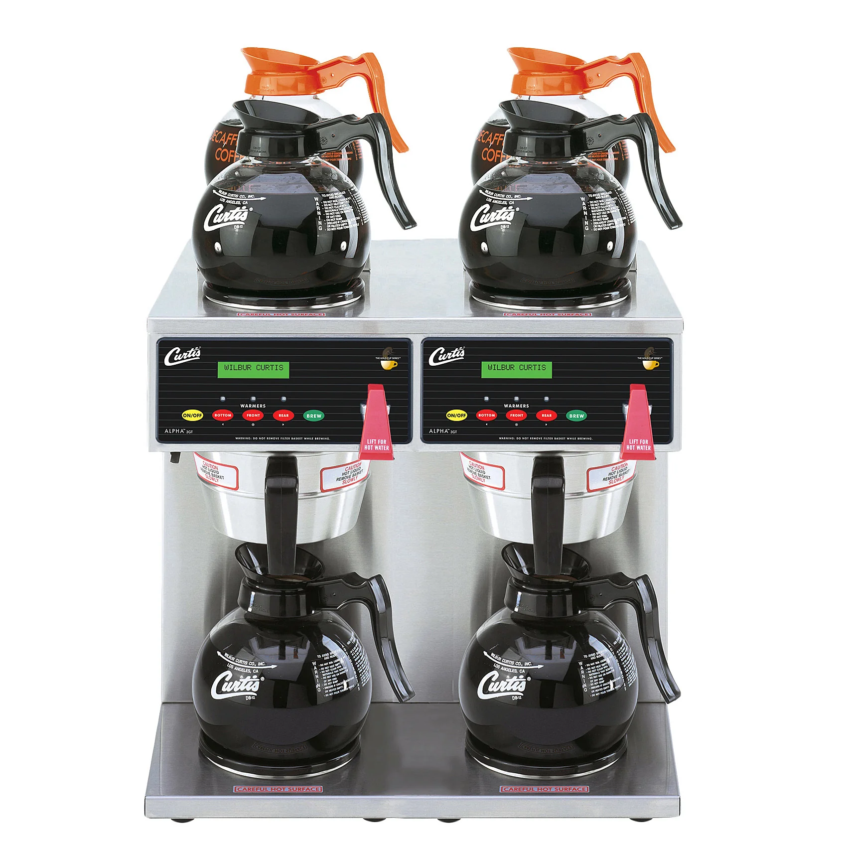 "SPECIAL ORDER" Wilbur Curtis ALP6GTN63A000 - G3 Alpha Decanter Coffee Brewers - 6 Decanter Station Twin with 4 Upper and 2 Lower Warmers