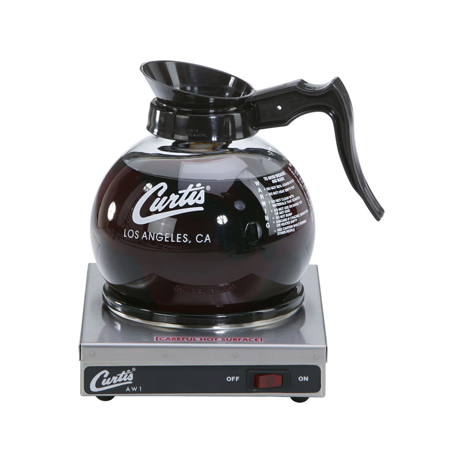 Wilbur Curtis AW-1-10 - Alpha Warmers - 1 Station Decanter Warmer