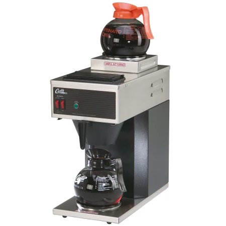 Wilbur Curtis CAFE2DB10A000 - Cafe Pour-Over Systems - Pour-Over Decanter Brewer 2 Station with 1 Lower and 1 Upper Warmer - Image 2