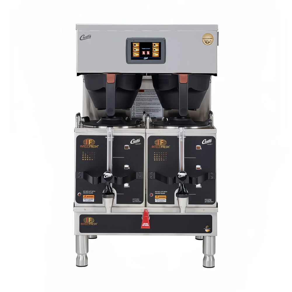 Wilbur Curtis G4GEMTIF10A1000 - Automatic Twin Satellite Coffee Brewer & DispenserĀ 1.5 Gallons