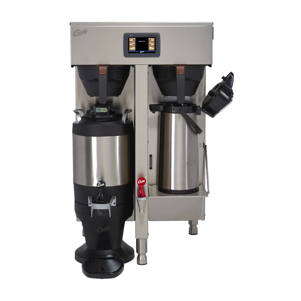 Wilbur Curtis G4TP2T10A3500 - G4 Twin 1.5 Gal. Coffee Brewer with Shelf