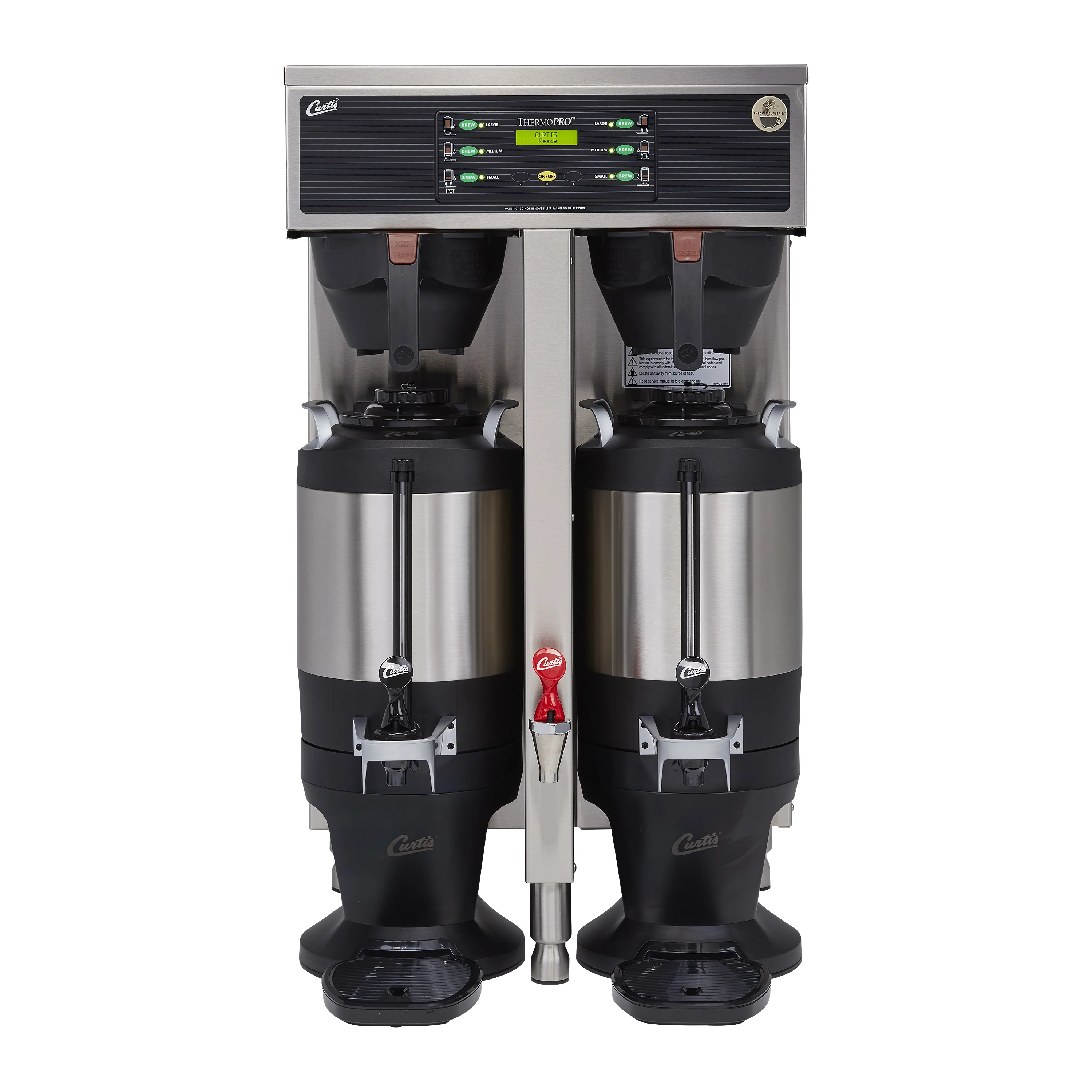 Wilbur Curtis TP15T10A1500 - G3 Twin 1.5 Gal. Coffee Brewer with Shelf