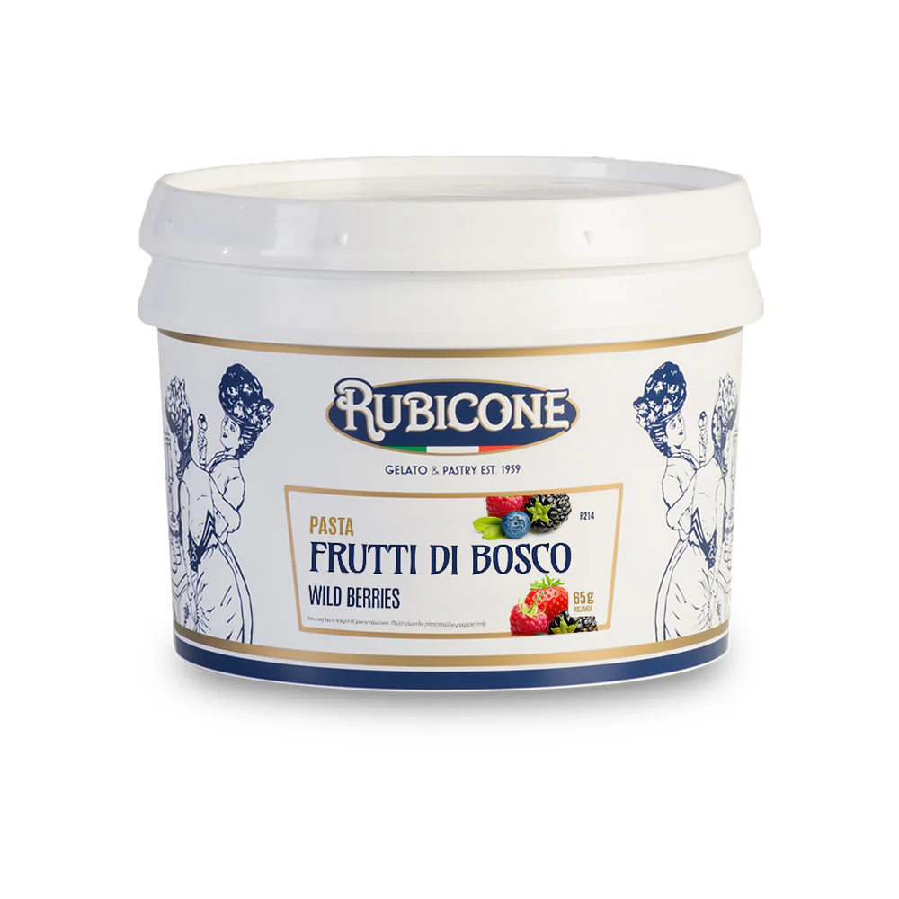 "PRE-ORDER" Wild Berries Paste - Fruit Gelato Pastes - Case of 2 x 3 KG Buckets - Rubicone Canada - Ships Free Within Canada on Orders Above CAD $199 - Image 2