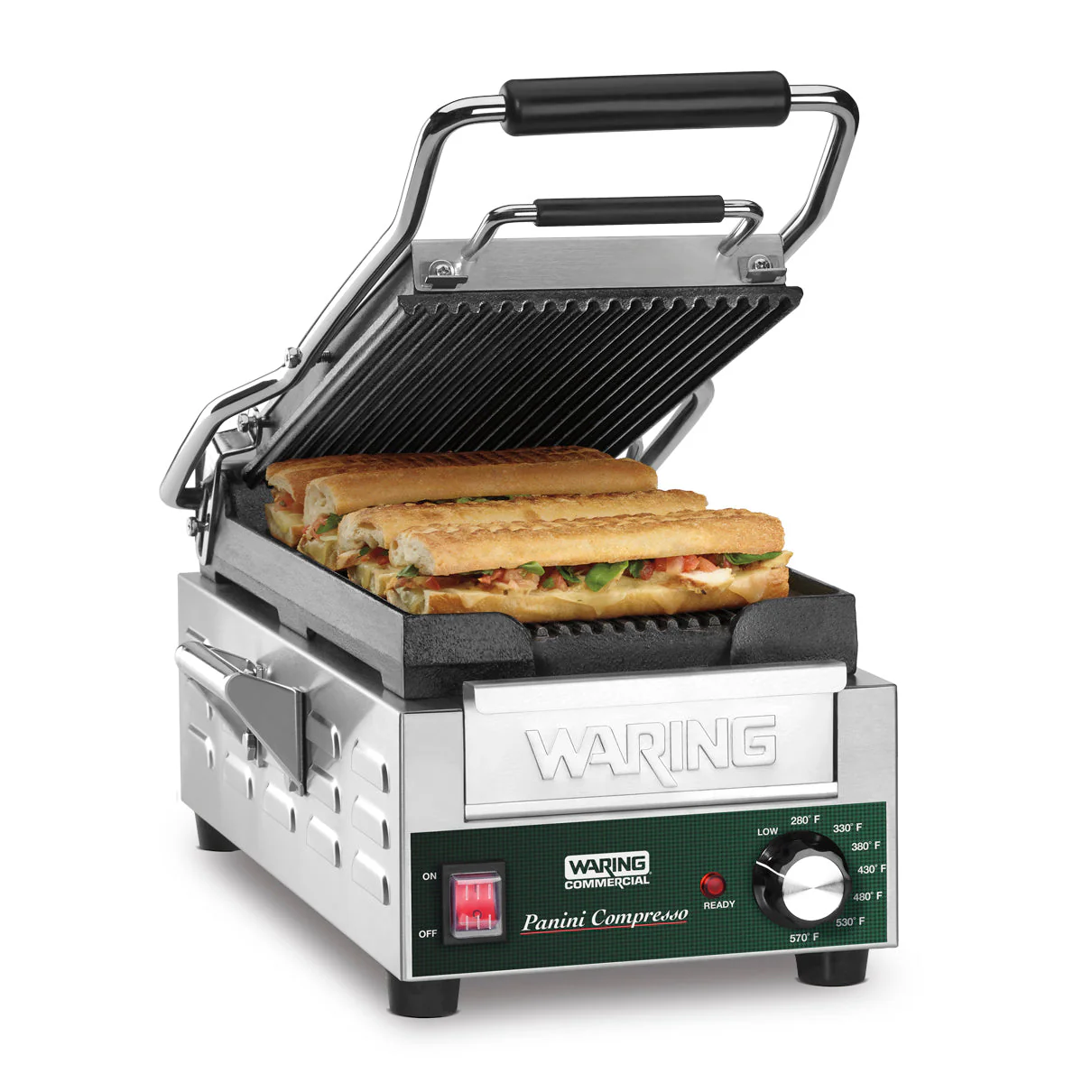 WPG200 Panini Compresso - Slimline Panini Grill by Waring Commercial - Image 4