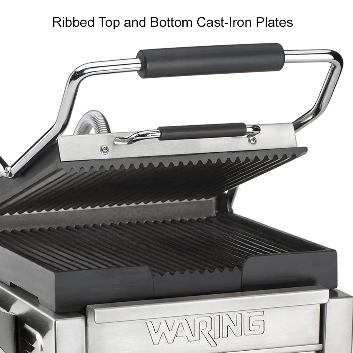WPG250T Panini Supremo with Timer - Large Panini Grill by Waring Commercial - Image 3
