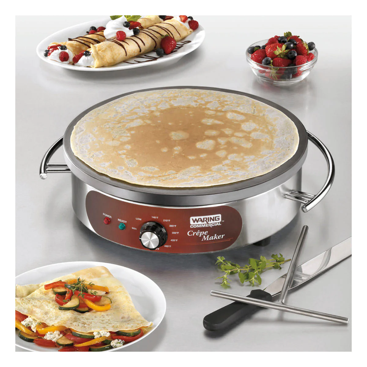 WSC165BX 16" Electric CrĂȘpe Maker by Waring Commercial - Image 2