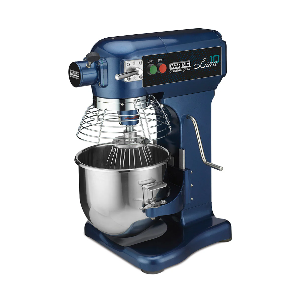 WSM10L "Luna Series" 10-Quart Planetary Mixer with Dough Hook, Mixing Paddle, & Whisk by Waring Commercial - Image 3