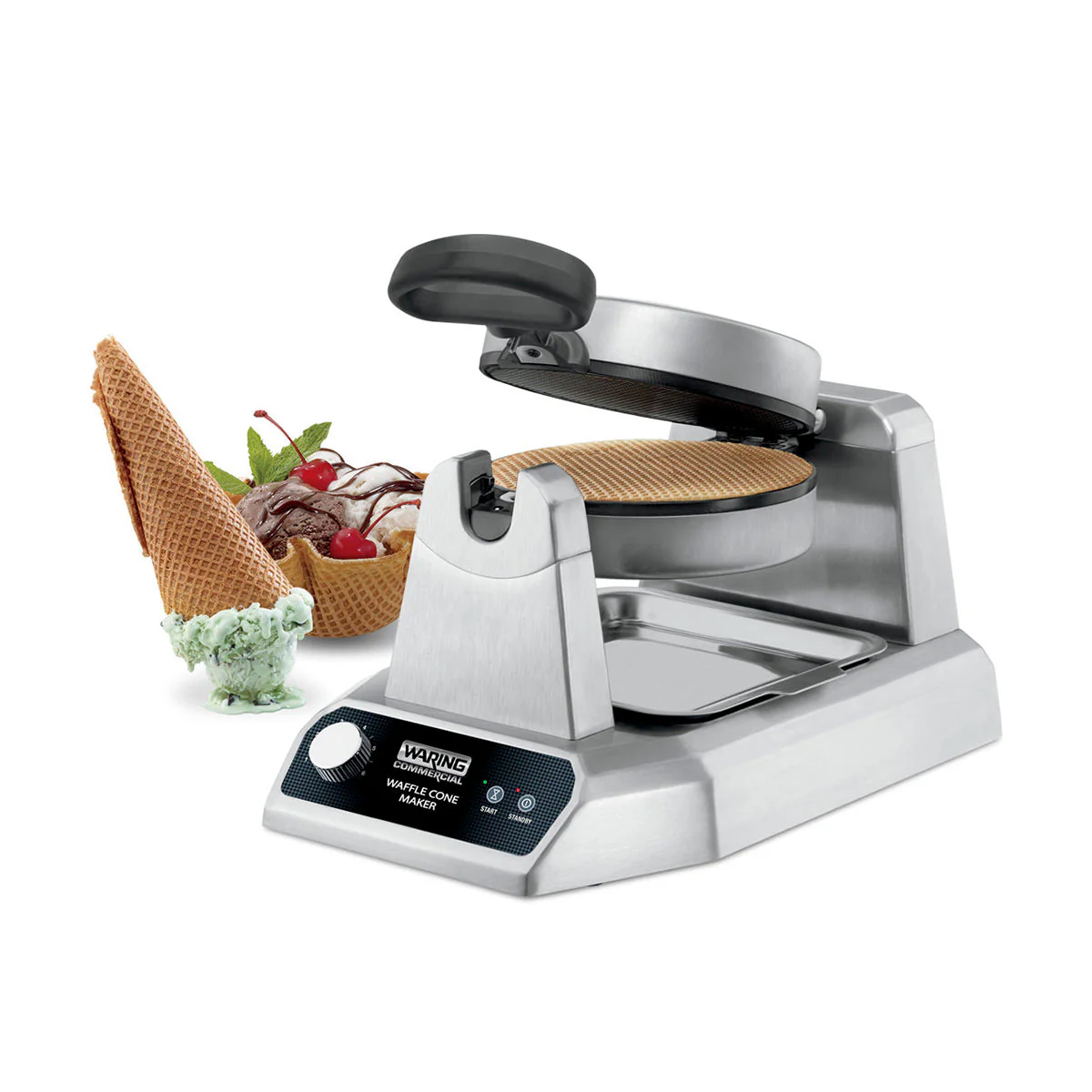 WWCM180 Heavy-Duty Waffle Cone Maker by Waring Commercial - Image 2