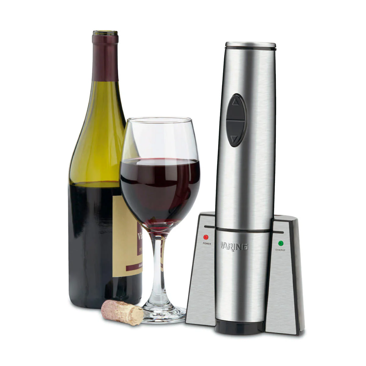 WWO120 Electric Wine Bottle Opener with Recharging Station by Waring Commercial - Image 3