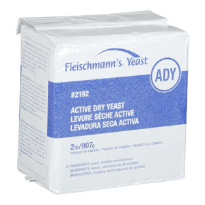 Yeast Active Dry - 2 lbs (Case = 12 x 2 lbs) - Fleischmans - Baking Mixes and Ingredients - Canadian Distribution - Ships Free Within Canada on Orders Above CAD $199