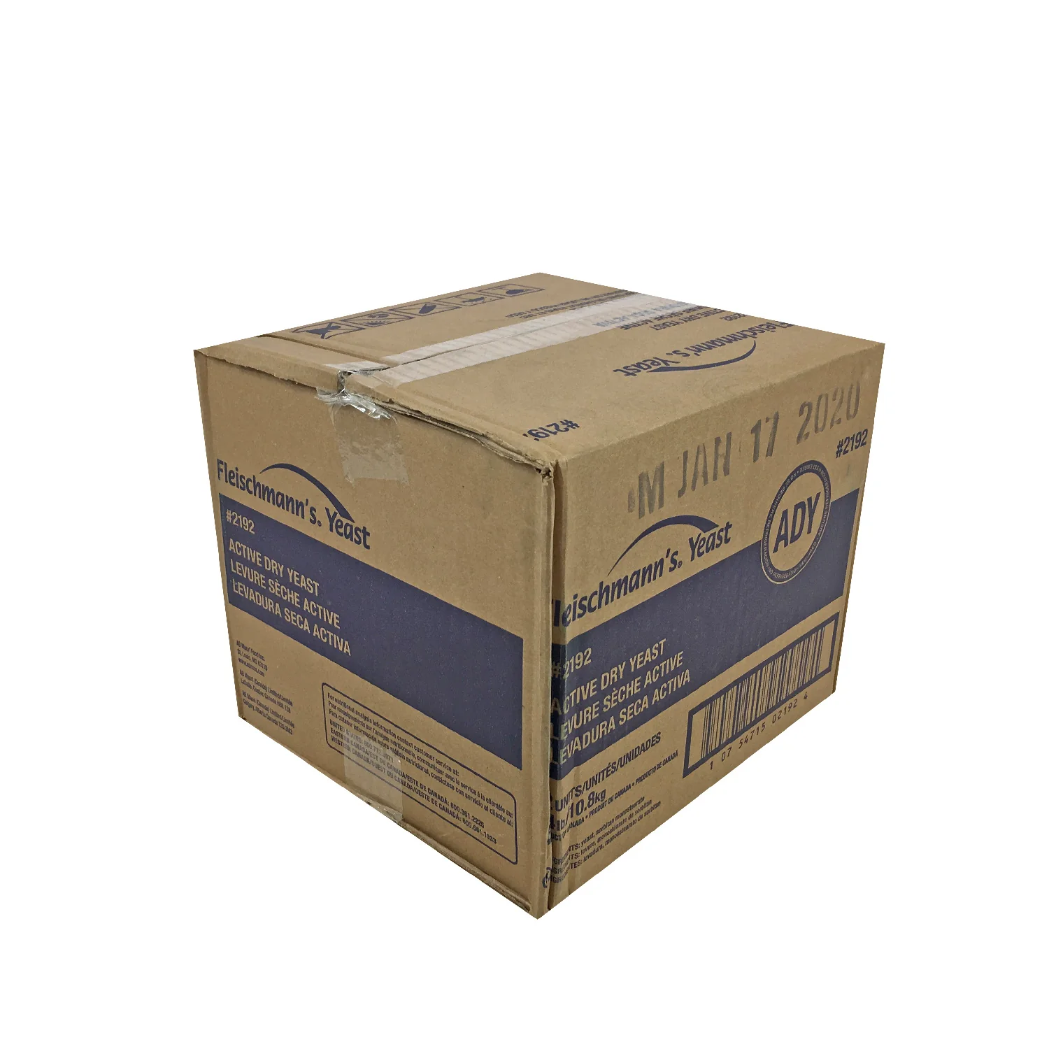 Yeast Active Dry - 2 lbs (Case = 12 x 2 lbs) - Fleischmans - Baking Mixes and Ingredients - Canadian Distribution - Ships Free Within Canada on Orders Above CAD $199 - Image 3
