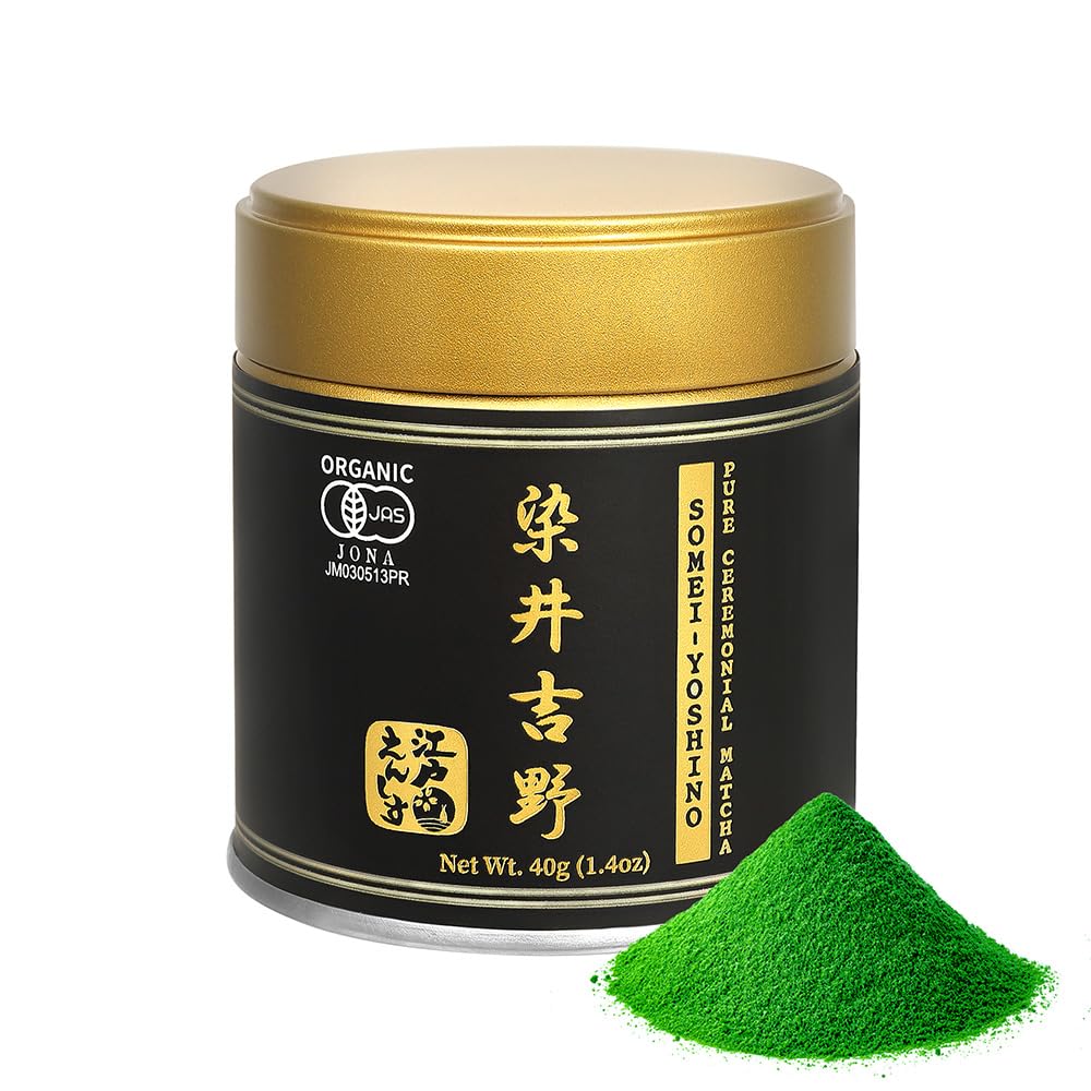Yedoensis – Pure Ceremonial Matcha “Somei-Yoshino” – Organic – 40g - Canadian Distribution - Ships Free Within Canada on Orders Above CAD $199