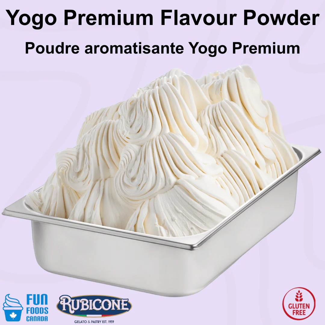 "PRE-ORDER" Yogo Premium Plus Flavouring Powder - Flavouring Powders - Case of 8 x 1.5 KG Bags - Rubicone Canada - Ships Free Within Canada on Orders Above CAD $199