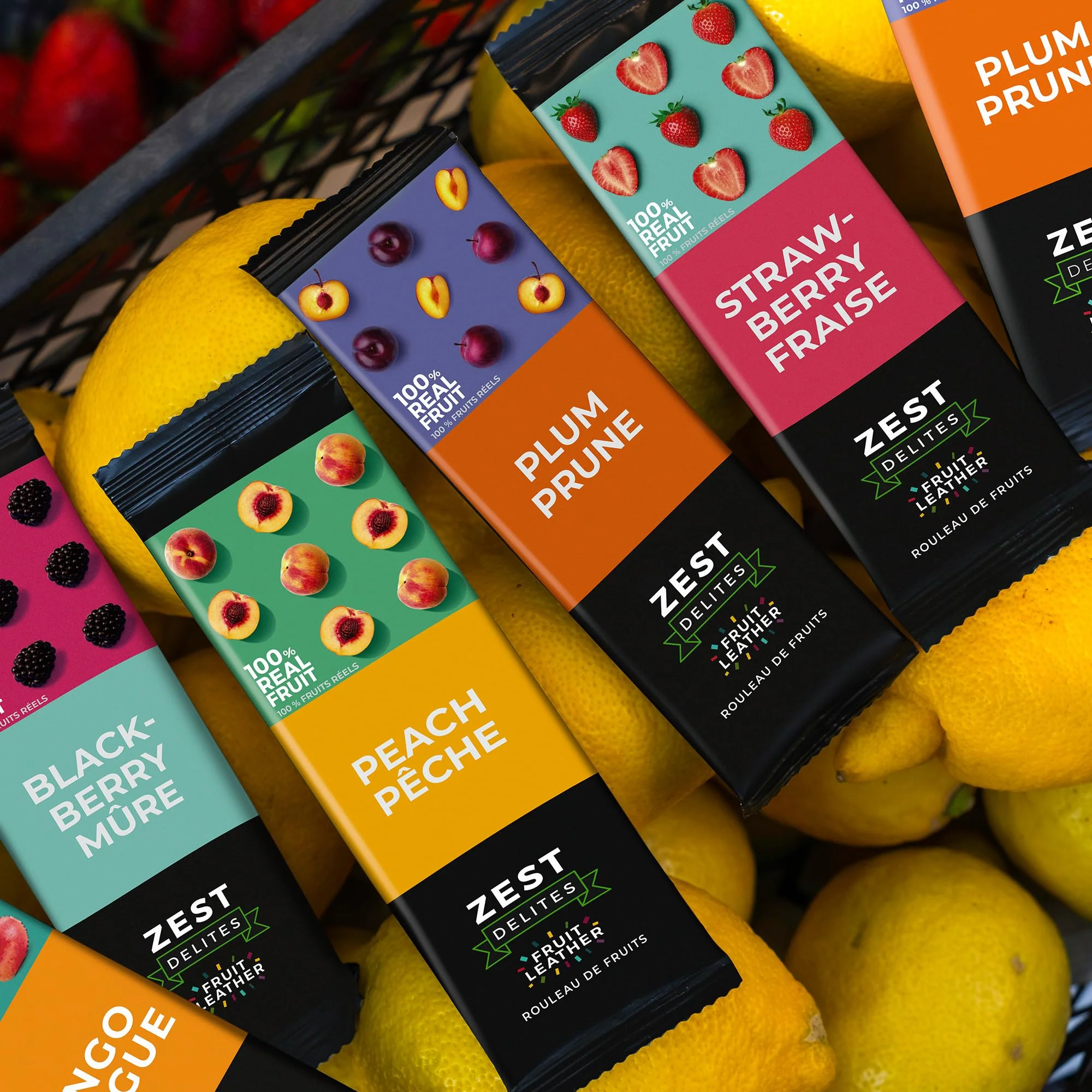 Zest Delites โ Fruit Leather Lavashak โ Mixed Fruit โ 50 ร 25g โ Individually wrapped - Canadian Distribution - Ships Free Within Canada on Orders Above CAD $199 - Image 6