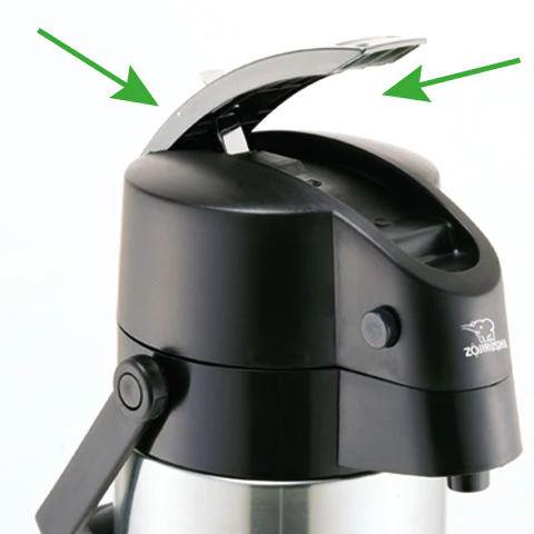 Zojirushi SR-AG30 - Air Pot® Stainless Steel Beverage Dispenser - Image 2