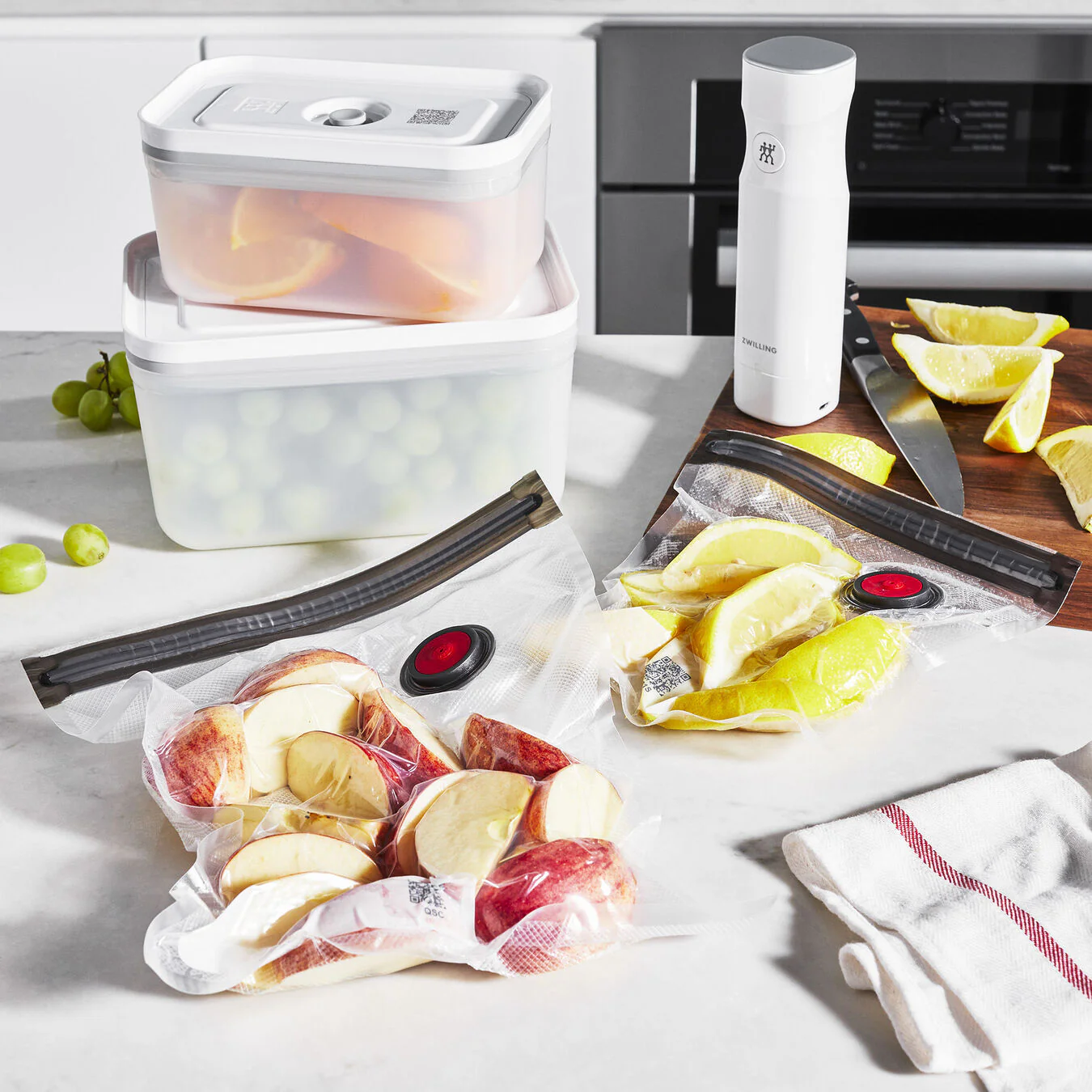 ZWILLING Fresh & Save Plastic Vacuum Starter Kit (Set of 7) - Canadian Distribution - Image 2